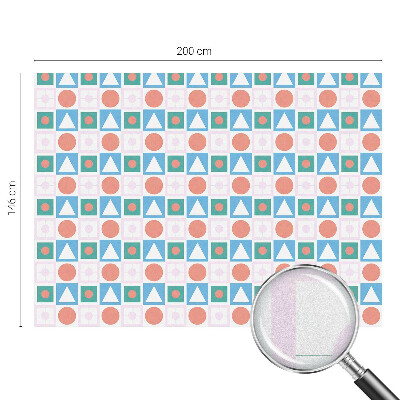 Frosted glass film stained glass effect Abstract patterns