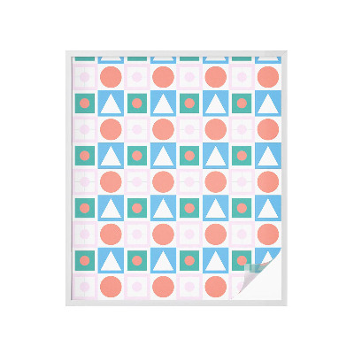 Frosted glass film stained glass effect Abstract patterns