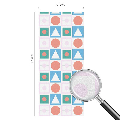 Frosted glass film stained glass effect Abstract patterns