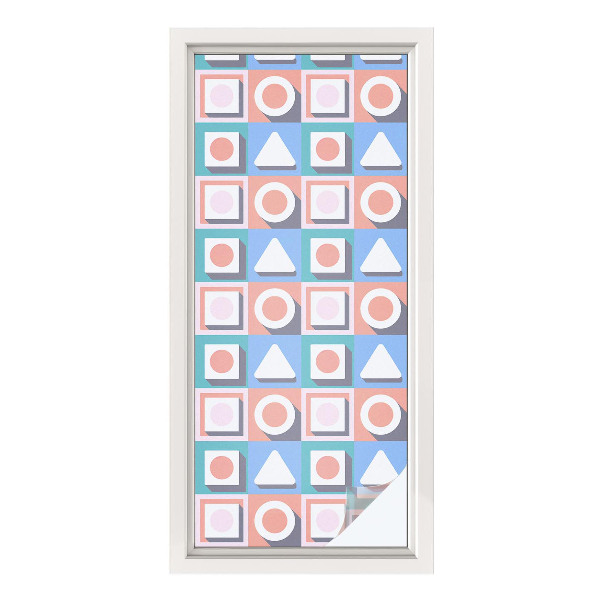Privacy window film Geometric patterns