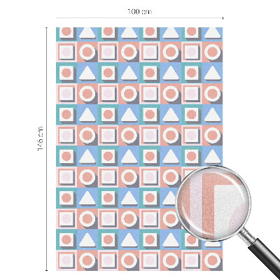 Privacy window film Geometric patterns