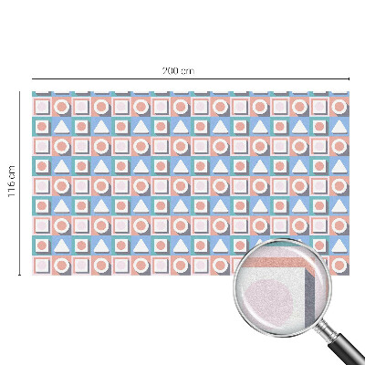 Privacy window film Geometric patterns