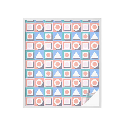 Privacy window film Geometric patterns