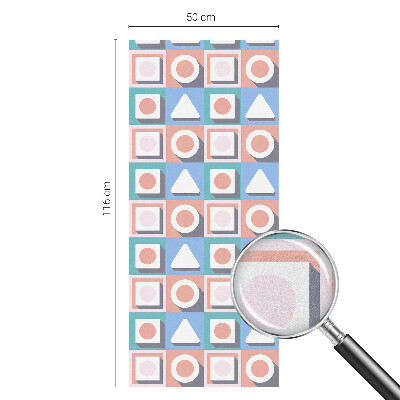 Privacy window film Geometric patterns