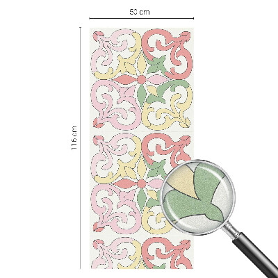 Colored window film stained glass Floral ornaments