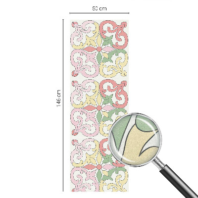 Colored window film stained glass Floral ornaments