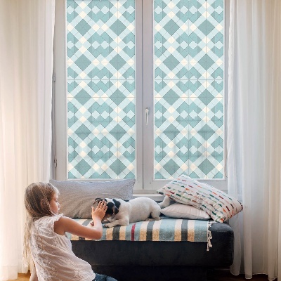 Privacy window film Geometric patterns