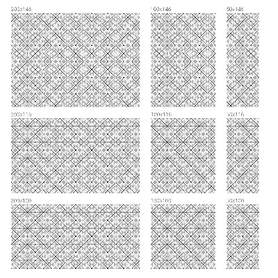 Colored window film stained glass Geometric patterns