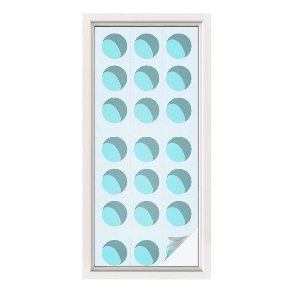 Opaque window film stained glass style Modern wheels