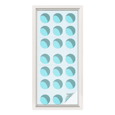 Opaque window film stained glass style Modern wheels