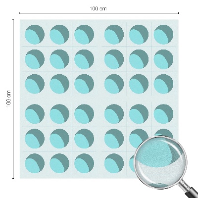 Opaque window film stained glass style Modern wheels