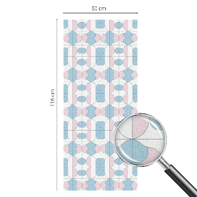 Frosted glass film stained glass effect Pastel patterns