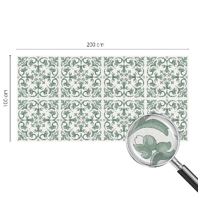 Patterned window film Plant ornaments