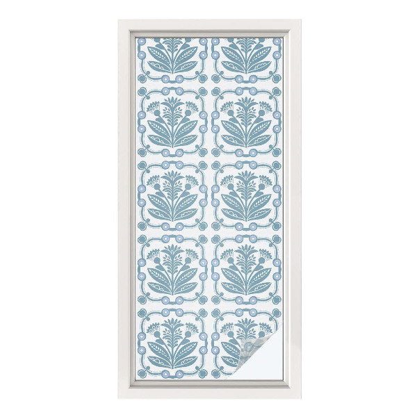Privacy window film Floral pattern