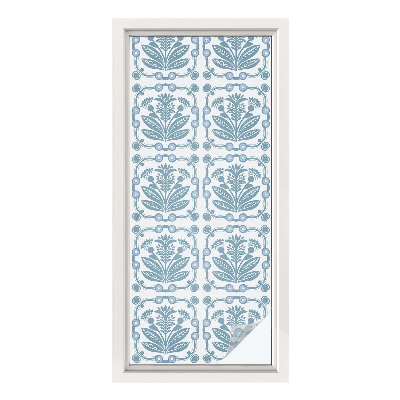 Privacy window film Floral pattern
