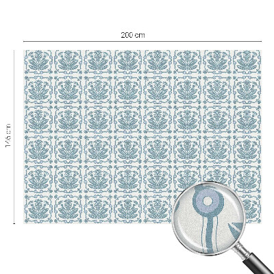 Privacy window film Floral pattern