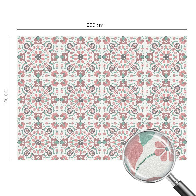 Colored window film stained glass Floral harmony