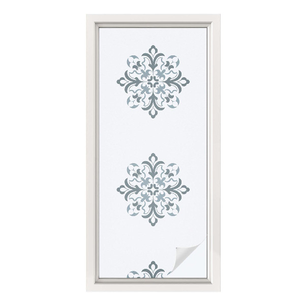 Frosted glass film stained glass effect Classic ornament