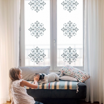 Frosted glass film stained glass effect Classic ornament