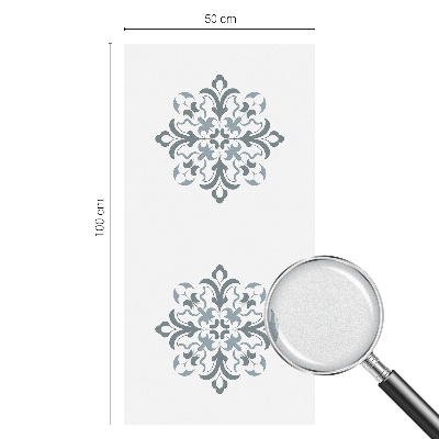 Frosted glass film stained glass effect Classic ornament