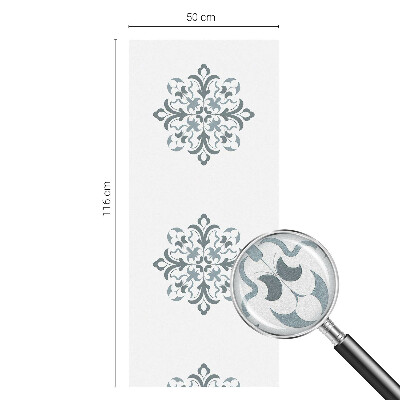 Frosted glass film stained glass effect Classic ornament