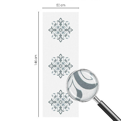 Frosted glass film stained glass effect Classic ornament