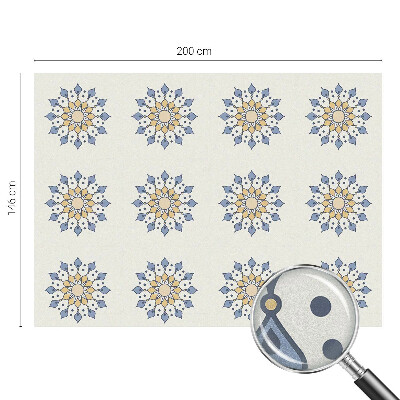 Opaque window film stained glass style Decorative mandala