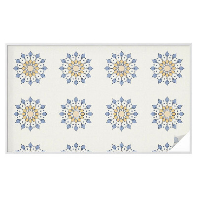 Opaque window film stained glass style Decorative mandala