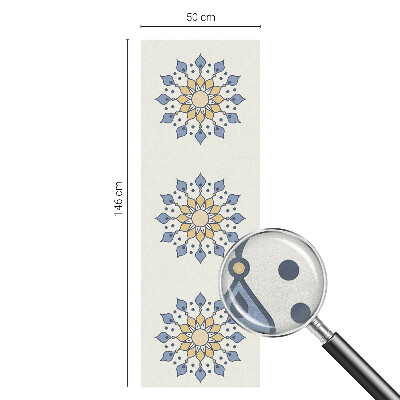 Opaque window film stained glass style Decorative mandala