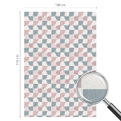 Colored window film stained glass Pastel patterns