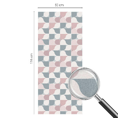 Colored window film stained glass Pastel patterns