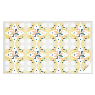 Privacy window film Floral symmetry