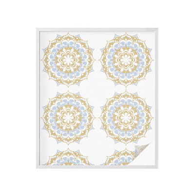 Patterned window film Boho mandalas