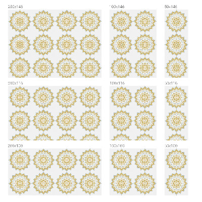 Frosted glass film stained glass effect Floral mandala