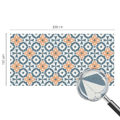 Opaque window film stained glass style Mosaic flowers