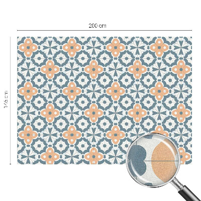 Opaque window film stained glass style Mosaic flowers