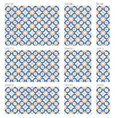Patterned window film Symmetrical patterns