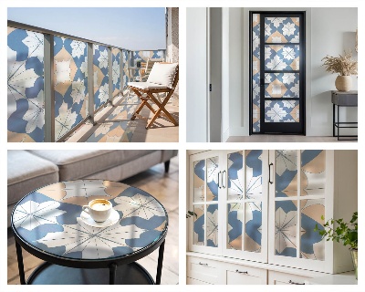 Patterned window film Symmetrical patterns