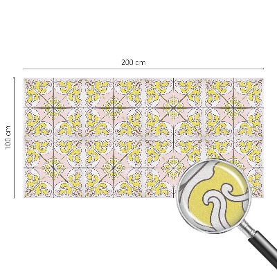 Privacy window film Abstract flowers