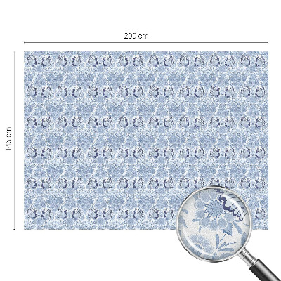 Patterned window film Floral bird