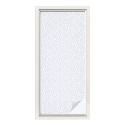 Frosted glass film stained glass effect Waves of harmony