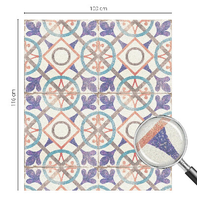 Privacy window film Colorful mosaics