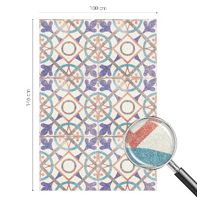 Privacy window film Colorful mosaics