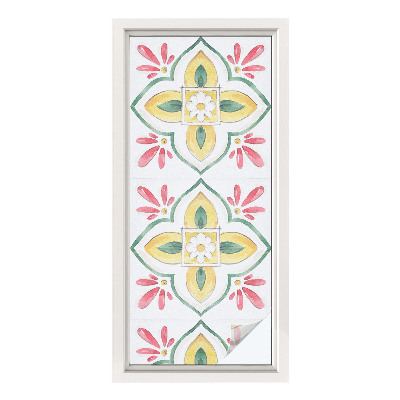 Privacy window film Floral ornament