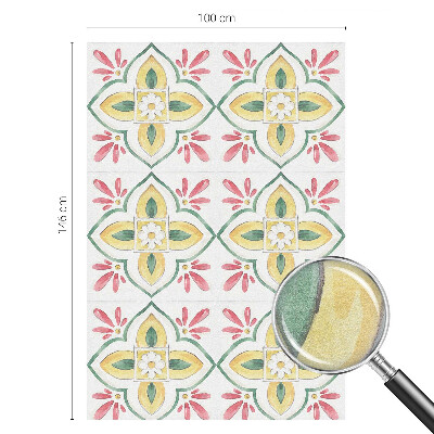 Privacy window film Floral ornament