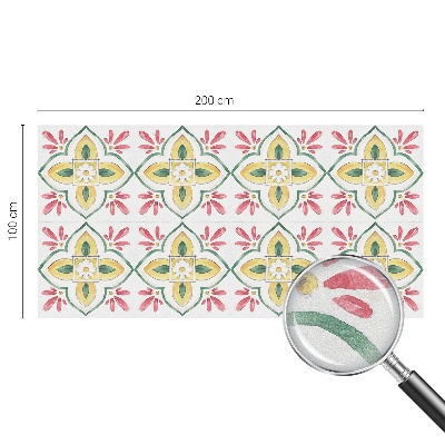 Privacy window film Floral ornament