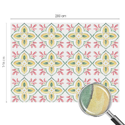 Privacy window film Floral ornament