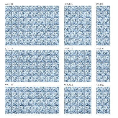 Frosted glass film stained glass effect Tropical landscape