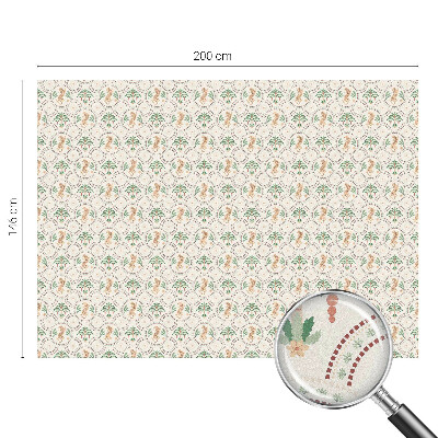 Colored window film stained glass Palm Leopard