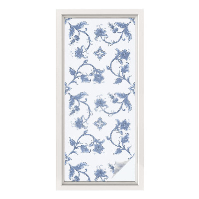 Colored window film stained glass Floral ornament